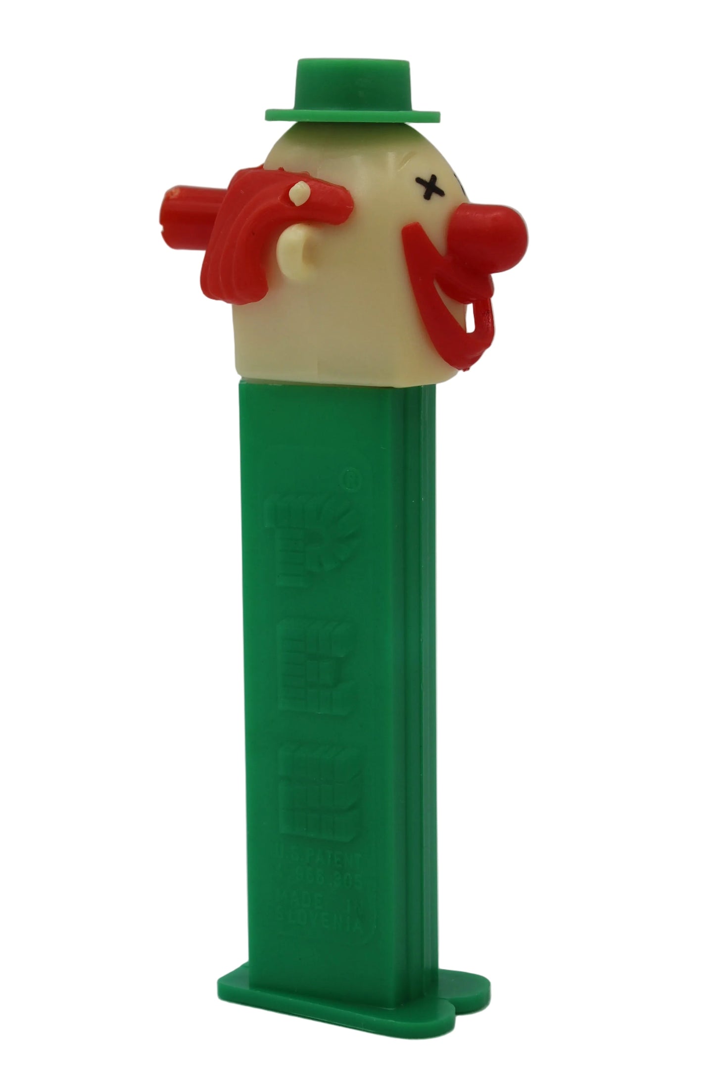 Clown Merry Music Maker Pez on Lt Green Stem, MMM, Loose