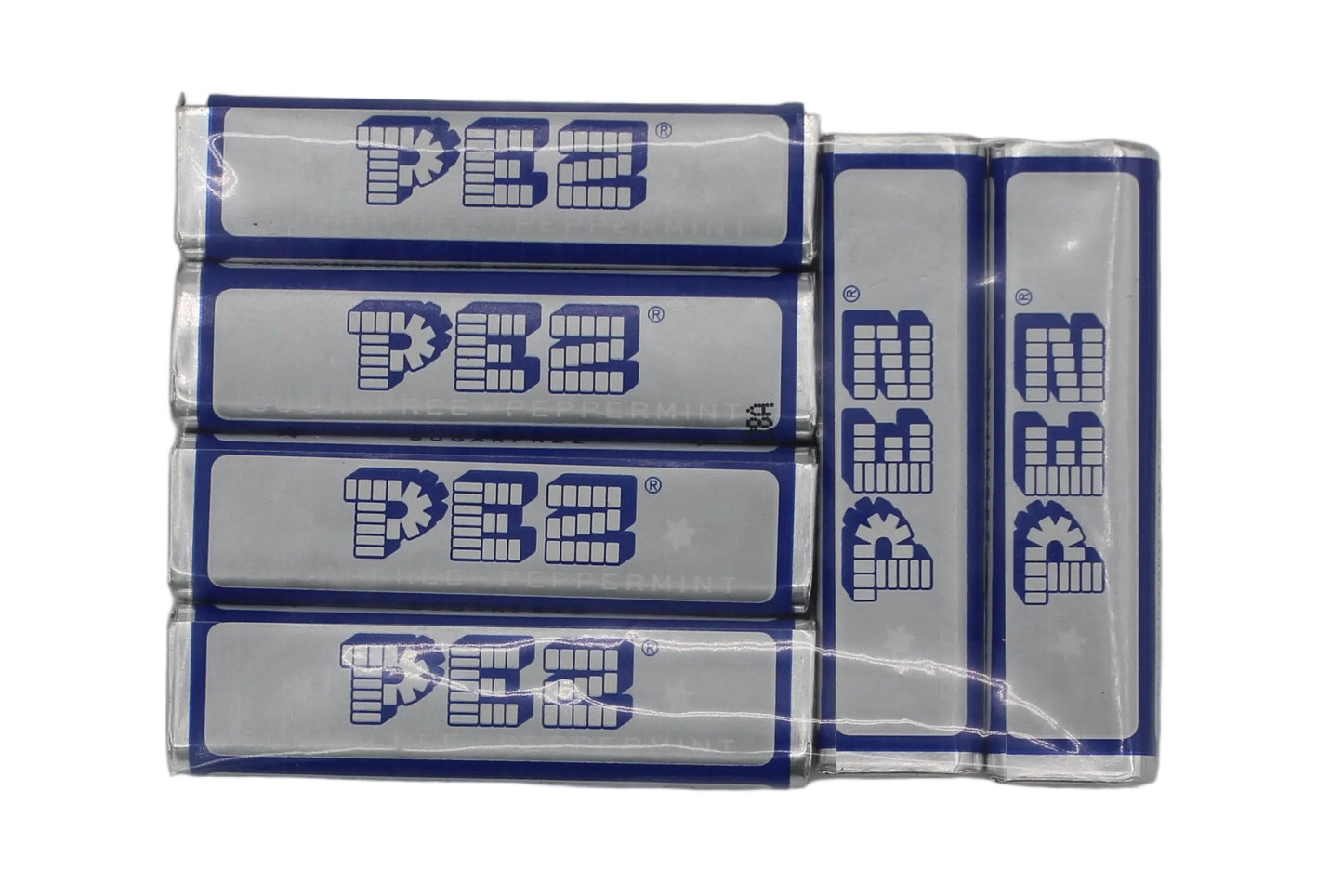 PEPPERMINT FLAVOR PEZ CANDY, SUGARFREE  (no international orders please) Mint on Card or Bagged!
