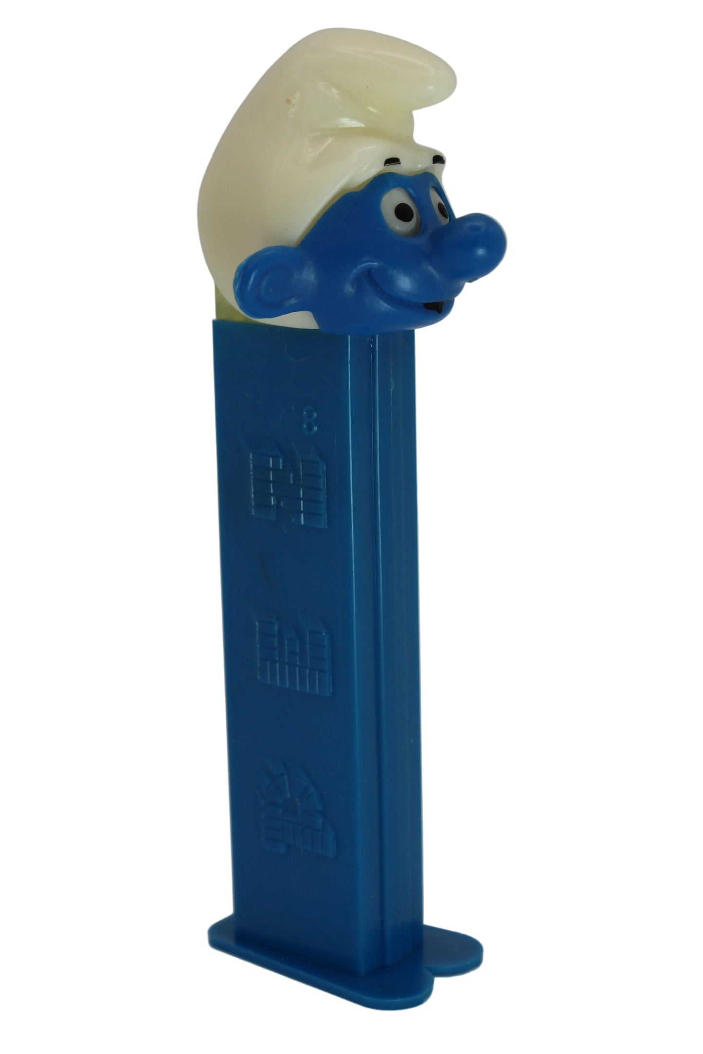 Pez de Pitufina en tallo azul, Serie 1, suelto