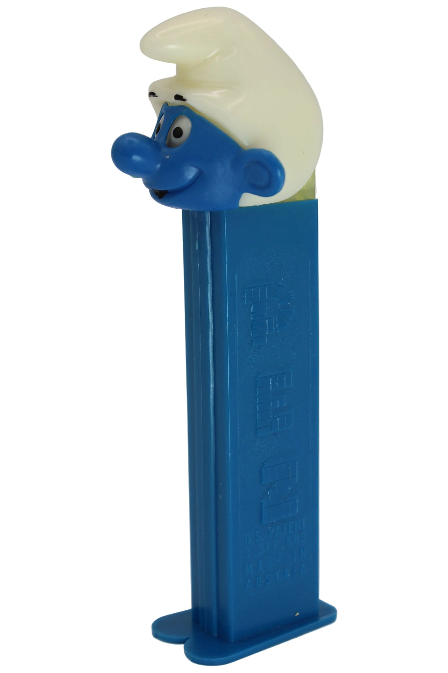 Pez de Pitufina en tallo azul, Serie 1, suelto