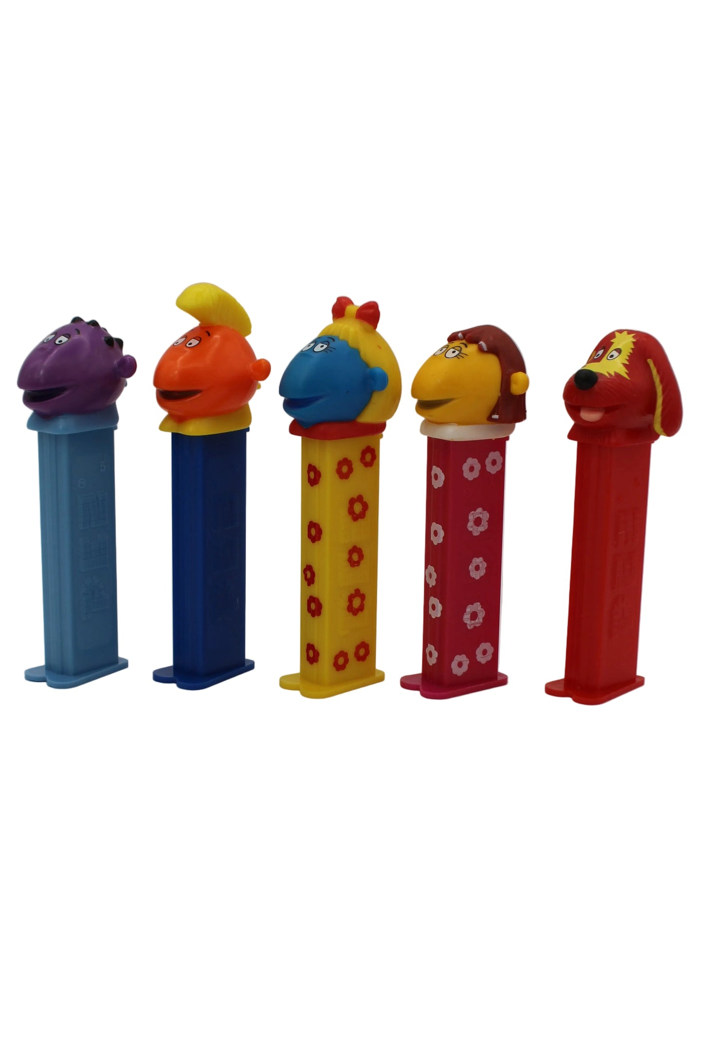 Pez Fantôme Cristal Incolore sur Tige Bleue, Naughty Neil, Fait Partie de l'Offre Pez n°72, Vrac