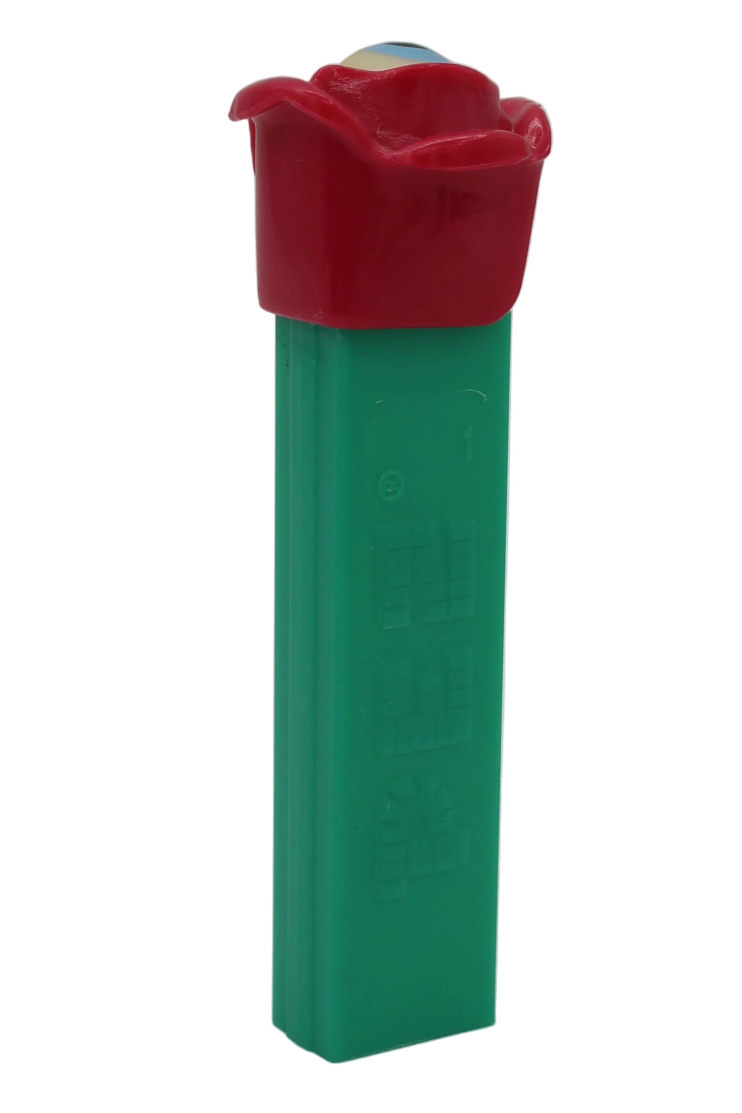 Peter Pez Clown Pez en tallo rojo, Versión B, Eslovenia, Suelto