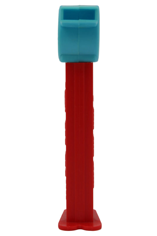 Pez Sifflet d'arbitre, rouge et jaune avec boucle rouge sur tige verte, en vrac