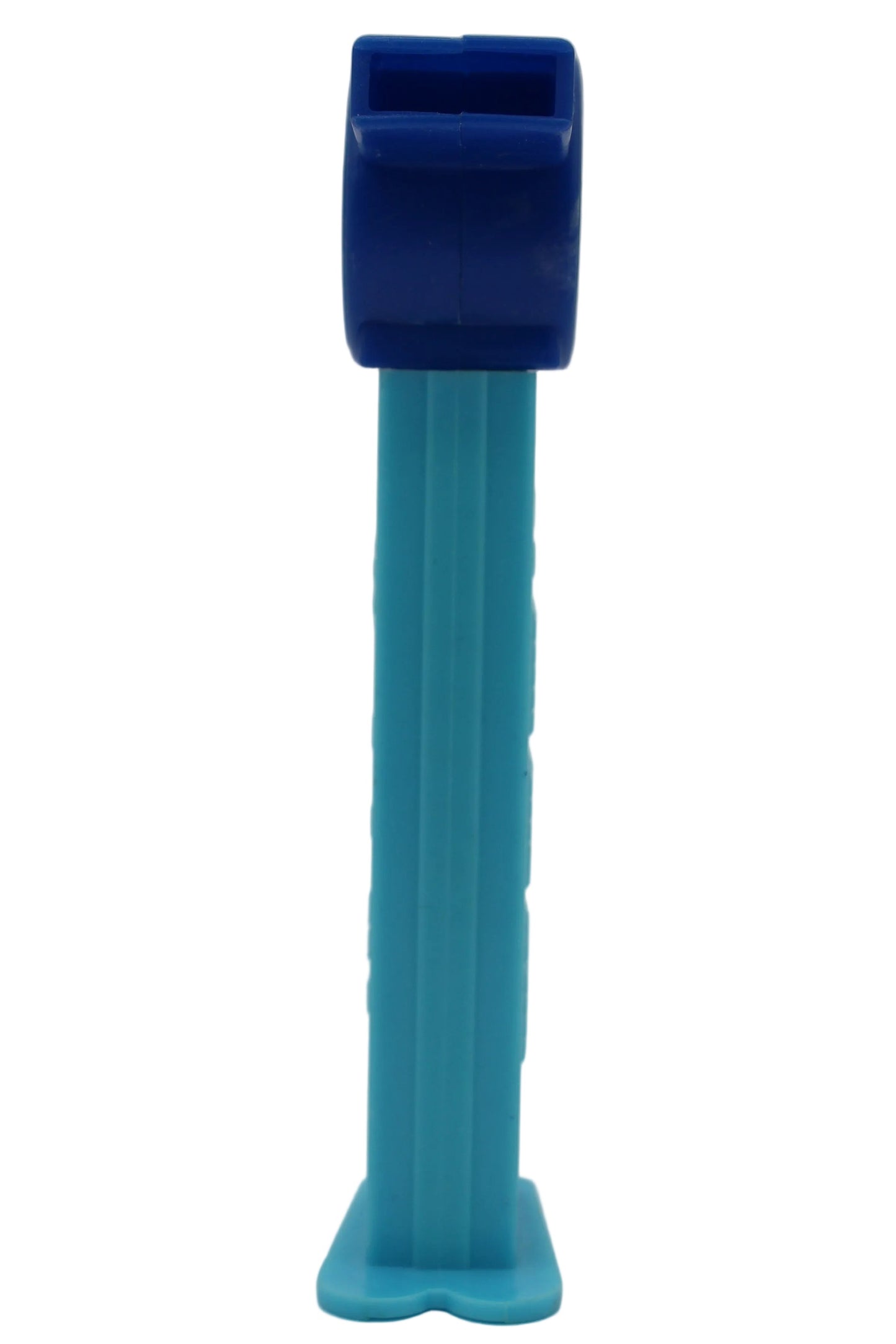 Coach Whistle Pez, Dark Blue with No Loop on Light Blue Stem, 2004 Hungary 5.9, Loose