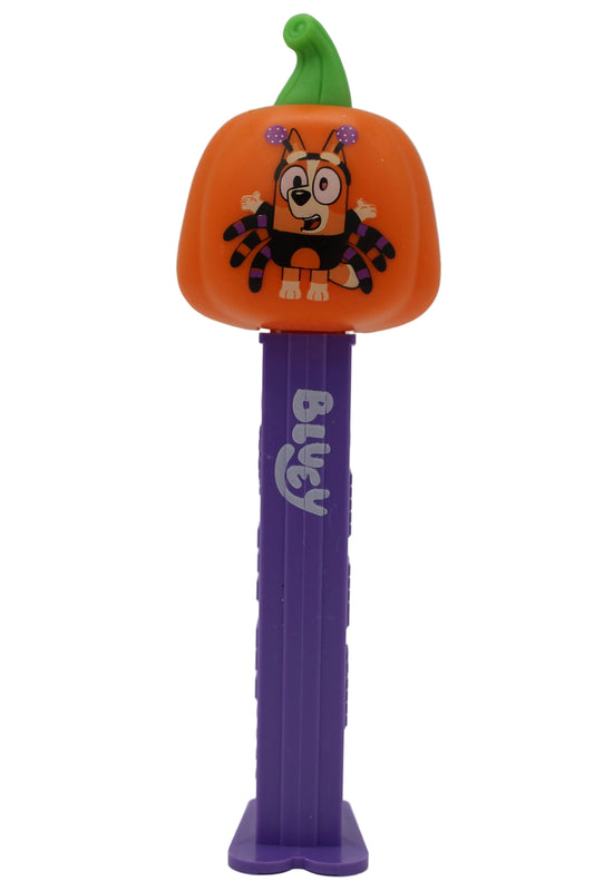 NEW! 2026 Halloween Bingo Pez, from Bluey, Bingo on Pumpkin! Loose or Mint on Card!