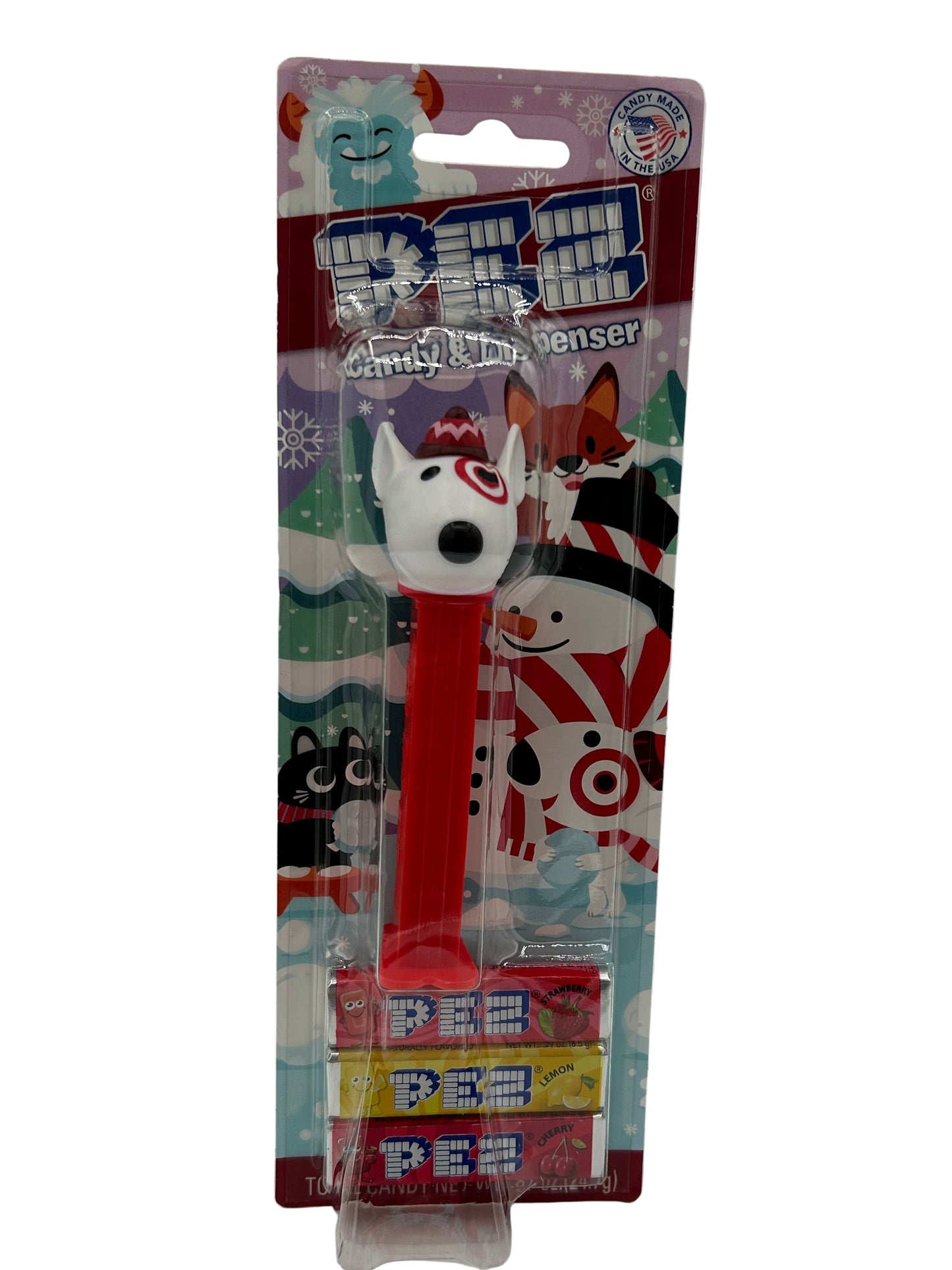 NEW! 2025 Target Bullseye Christmas Pez