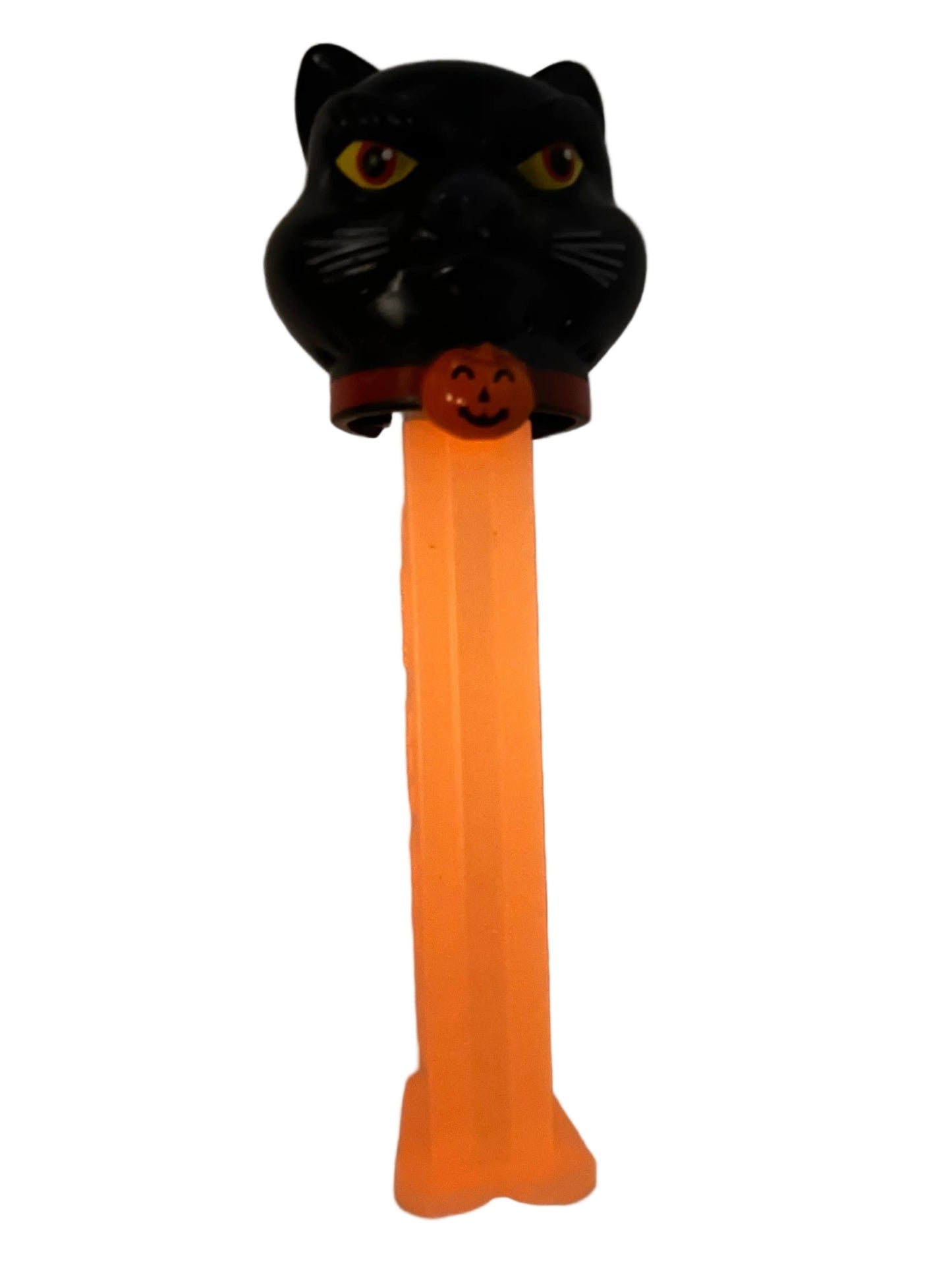 Pez Chat Noir sur Pez à Tige Luminescente, 2006, EN VRAC !
