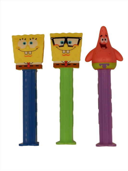 NEW! 2024 Spongebob Pez, Smiling, Set of 3, Loose!