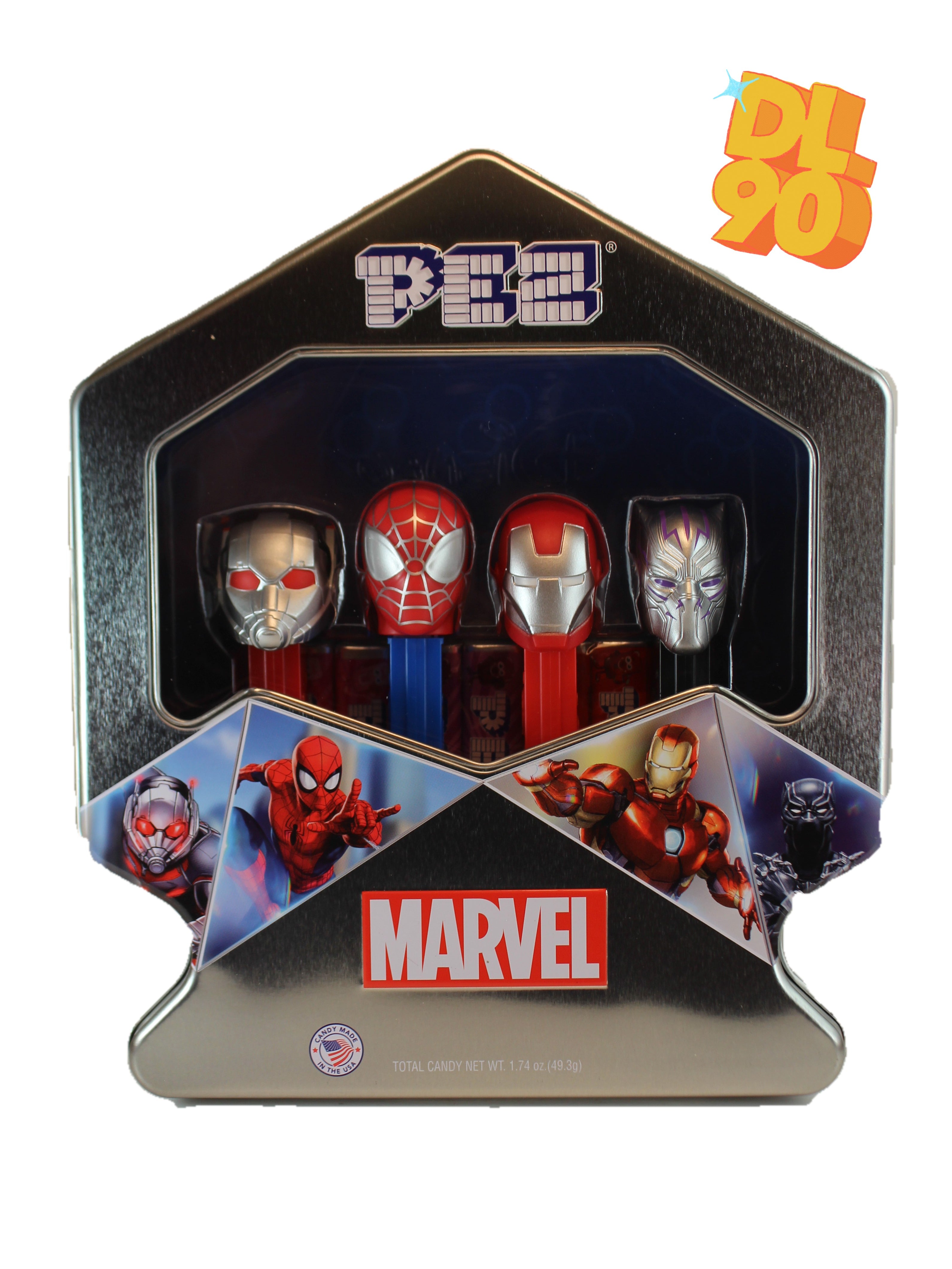 Disney 100th Anniversary Marvel Pez Gift Set, Platinum, Loose or Mint