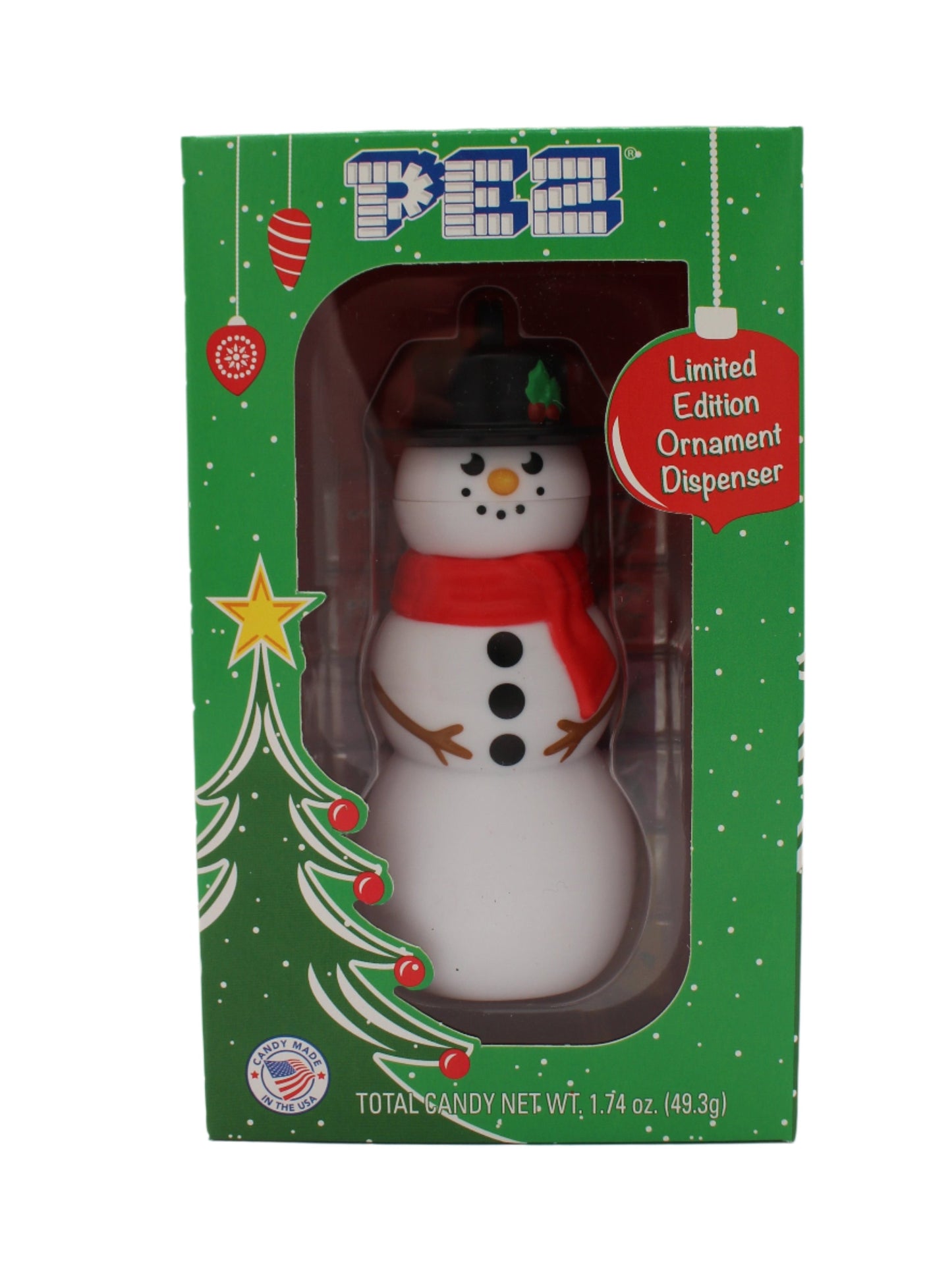 Full-Body Snowman Pez, Limited Edition Ornament Dispenser, 2023, Mint in Box or Loose!