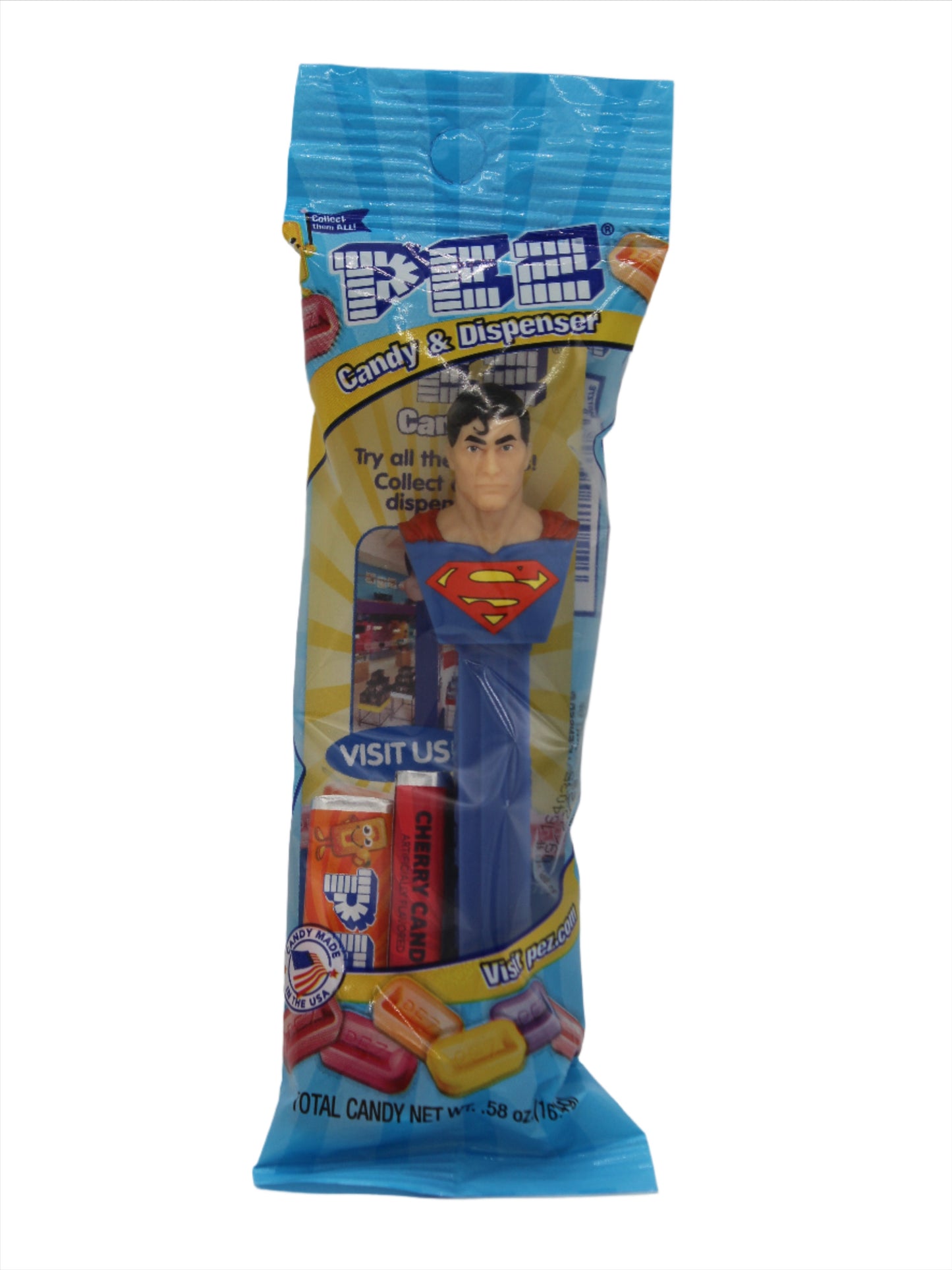 Superman Pez, 2023, Loose or Mint in Bag!