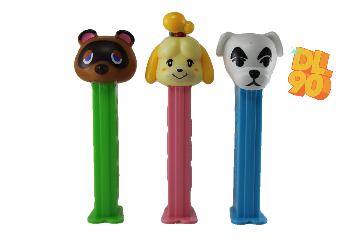 NEW! 2022 Animal Crossing Pez, Set of All 3 Characters Tom Nook, Isabelle & KK Slider, LOOSE, MINT IN BAG or COMBO!