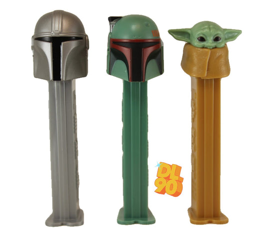 NEW! 2022 Boba Fett, Mandalorian, Grogu Pez, Loose!