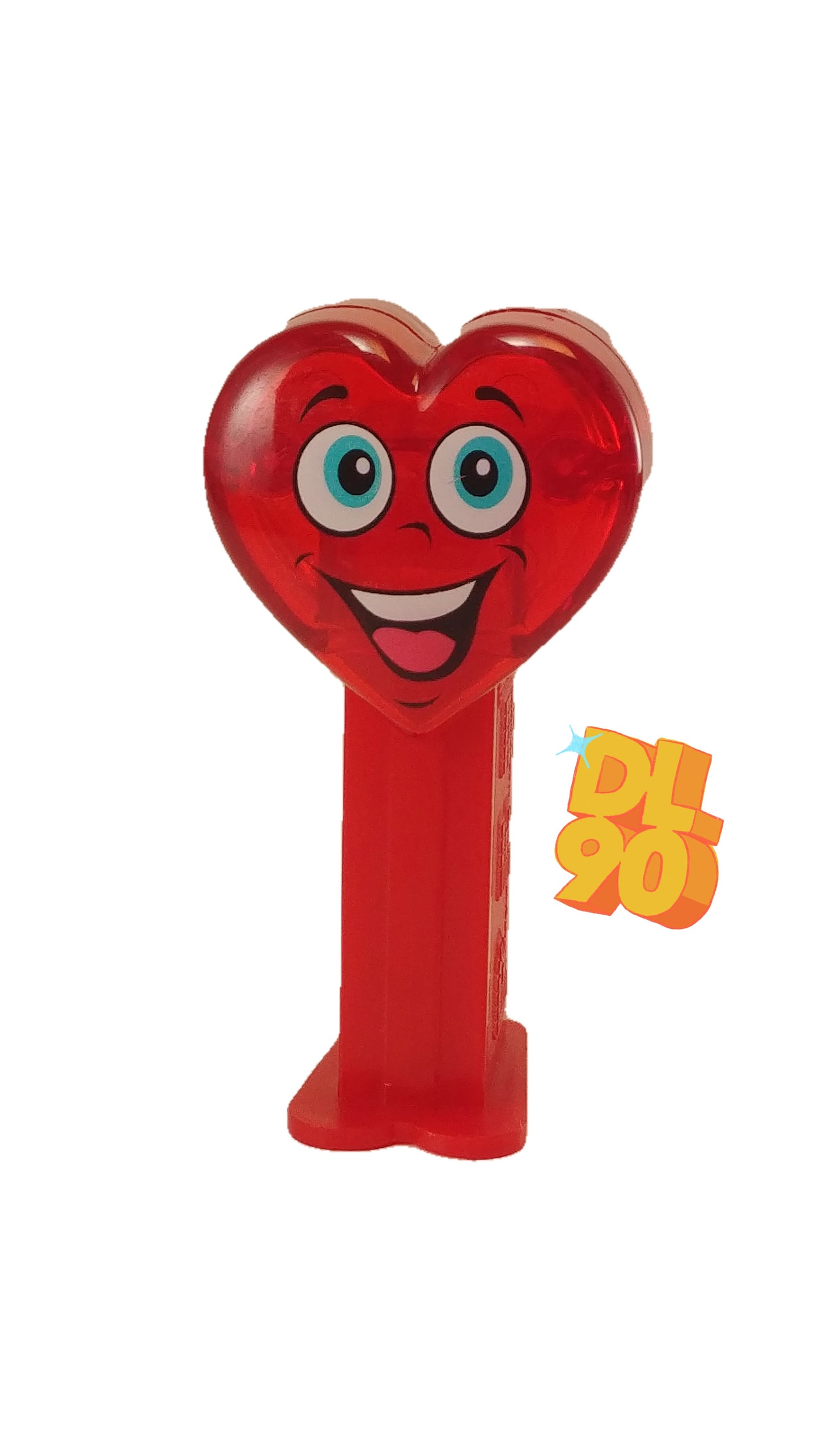 Valentine Happy Heart Pez on Short Stem, Loose