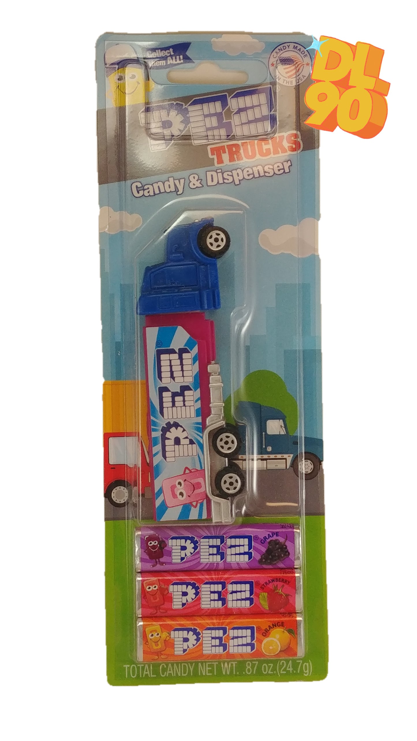 2022 Mascot Hauler Pez with Blue Cab, Loose or Mint on Card!