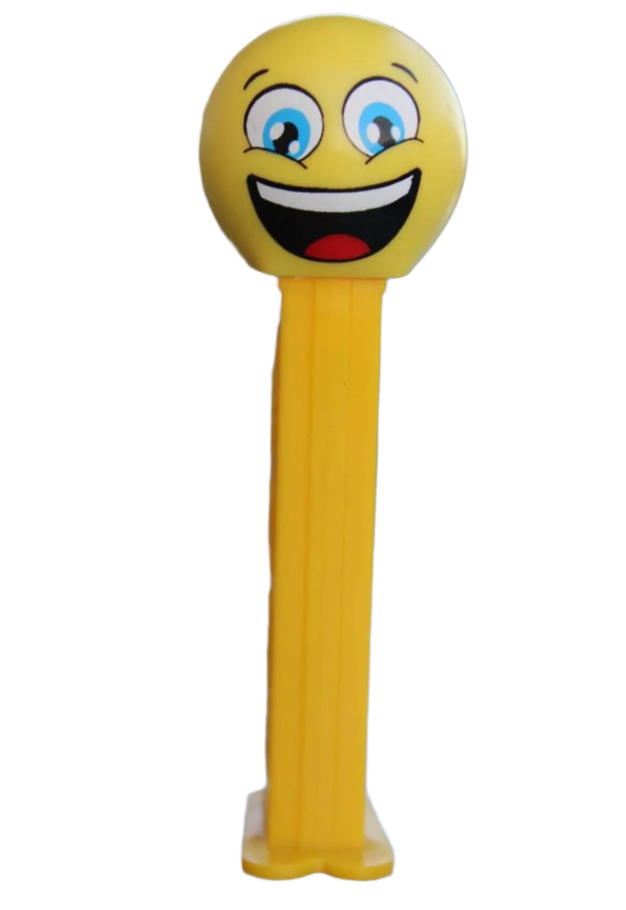 2016 Emoji Pez, Yellow Stem, "Happy", Loose