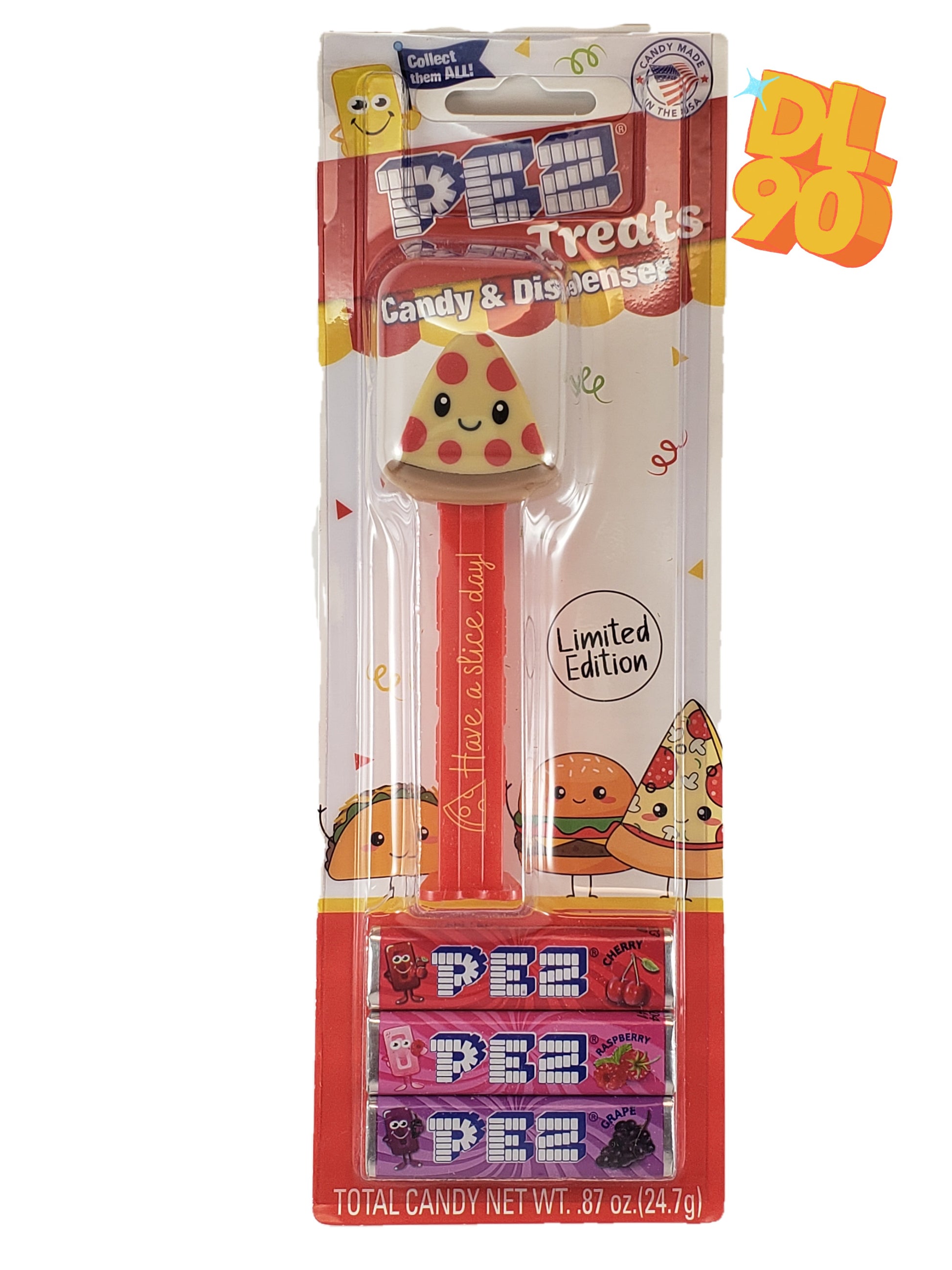 Pez Treats Limited Edition, Pizza, Taco, Burger Limited Edition Pez, L