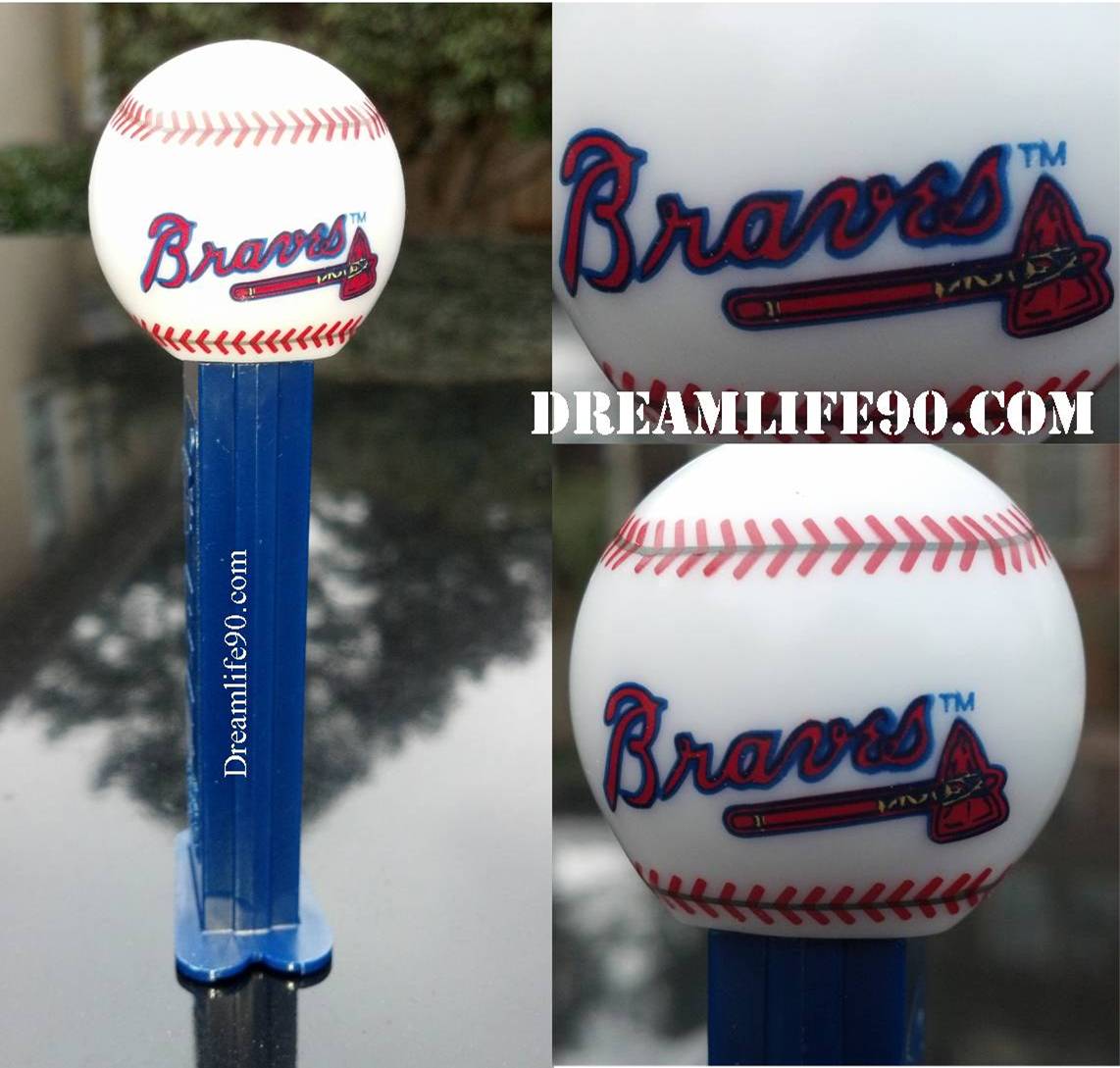 Braves Baseball Pez, Loose ONLY 1 LEFT!