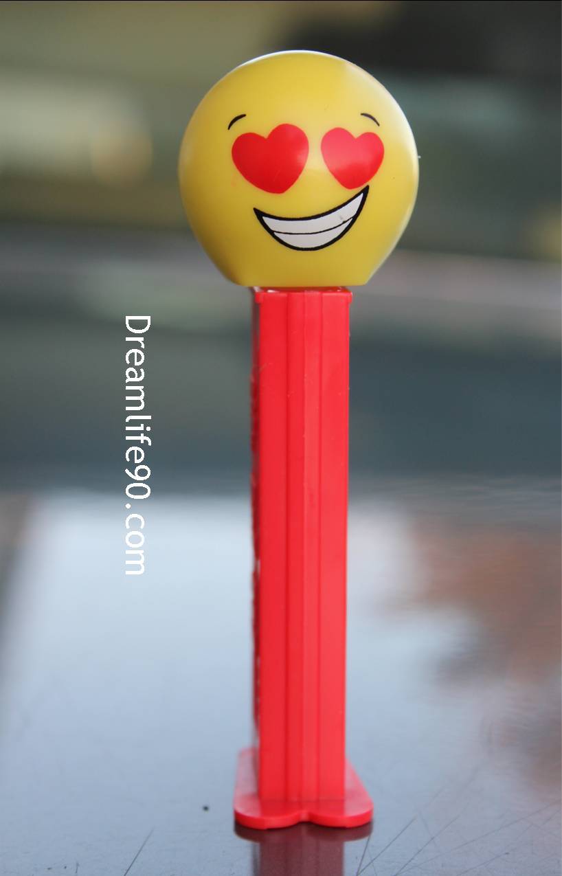 Emoji Love Pez, Red Stem, Loose