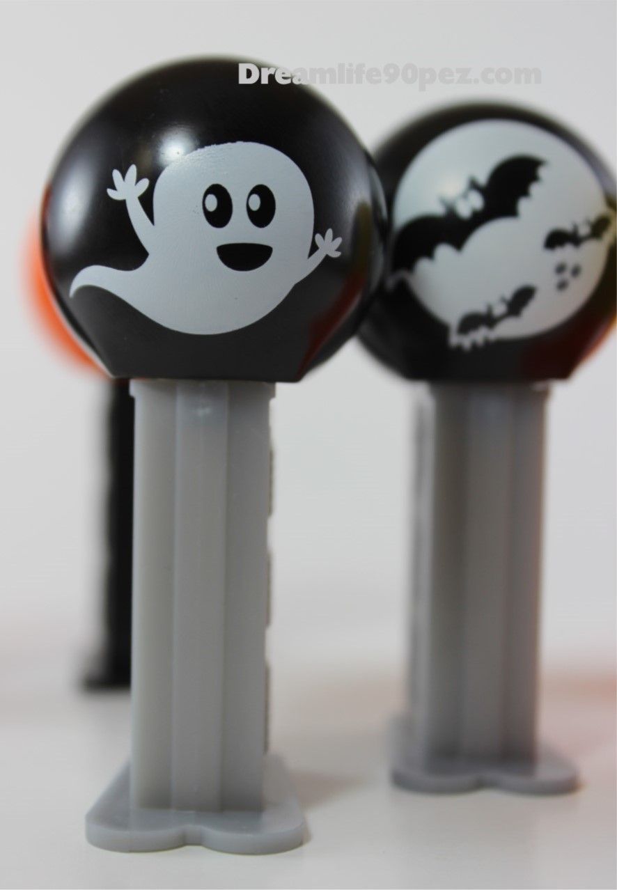 Halloween Pez Mini Dispensers, 6 Piece 2019 Assortment! Bats, Cat, Spider, Ghost, Pumpkin, and "Owl Witch"