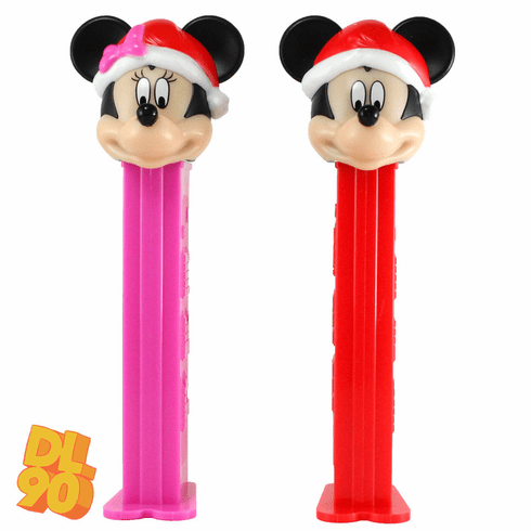 Mickey and Minnie Christmas Pez (2020) Twin Packs, Mint in Box Or Loose