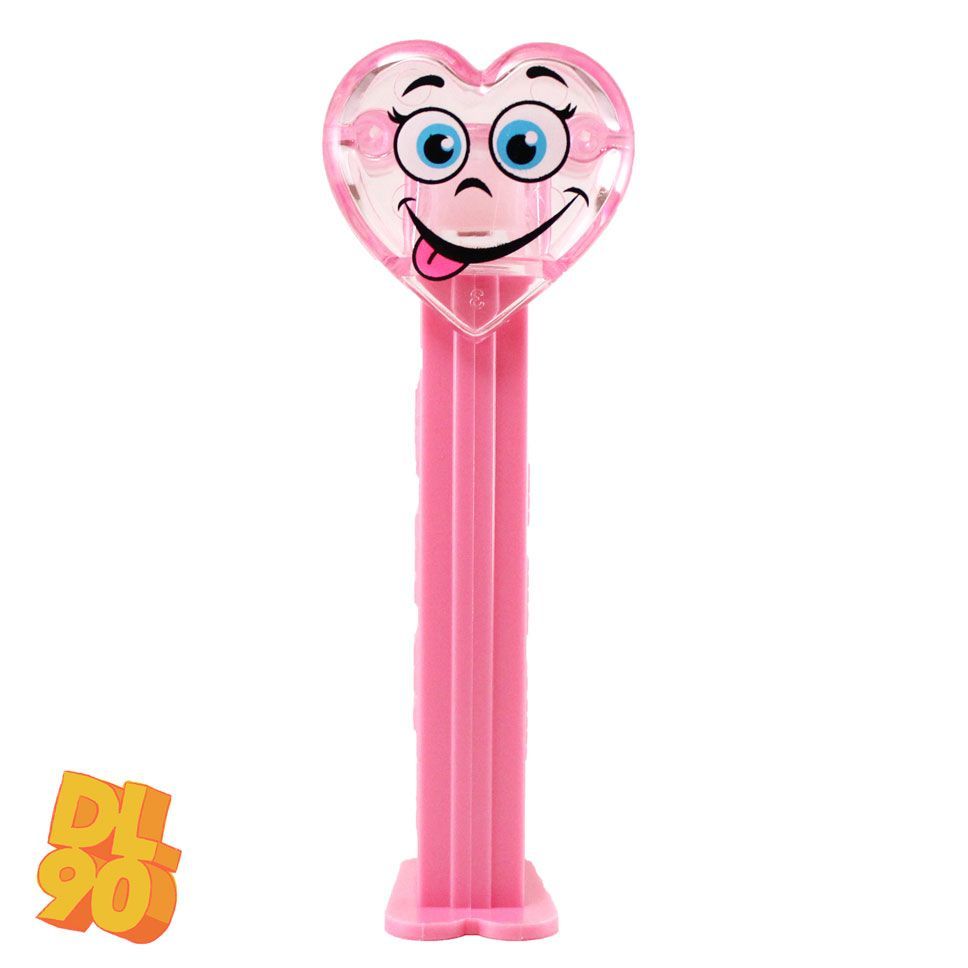 NEW! 2021 Valentine Heart Pez, Light Pink, Loose